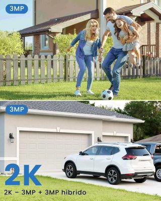Cámara Vigilancia ANBIUX 2K Exterior WiFi
