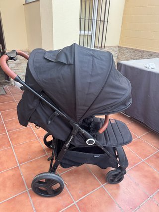 Silla de paseo negra Kinderkraft grande plus