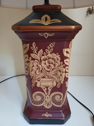 Lampara de mesa artesanal