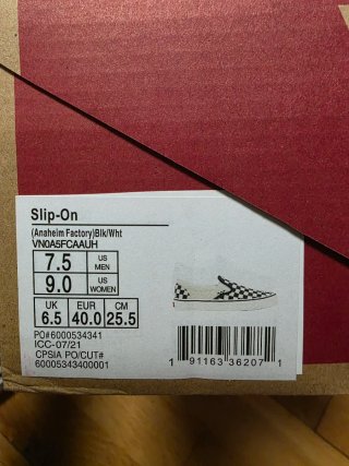 Zapatillas Vans Checkerboard Slip-On