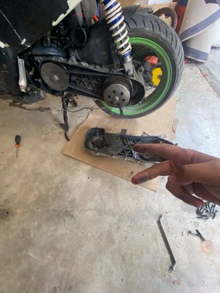 Piaggio NRG MC2 Scooter Negro/Verde