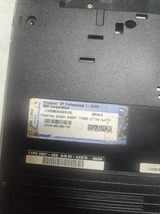IBM Thinkpad R50 Portátil Negro