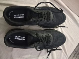 Zapatillas Skechers Hombre Talla 42.5 Negras