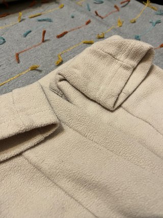 Lote 2 forros polares Quechua beige y negro