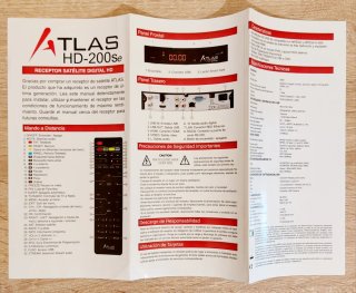 Receptor Satélite Digital HD Atlas