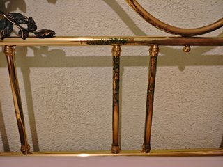 Cabecero Cama Latón dorado 135cm