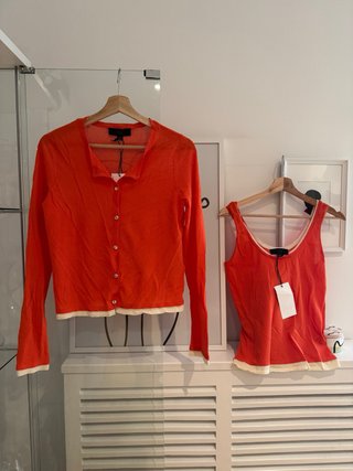 Conjunto Zara Cardigan y Top