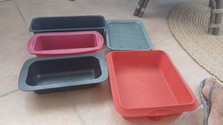 Lote 5 moldes para hornear