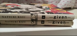 Manga "given" tomo 1 y 2