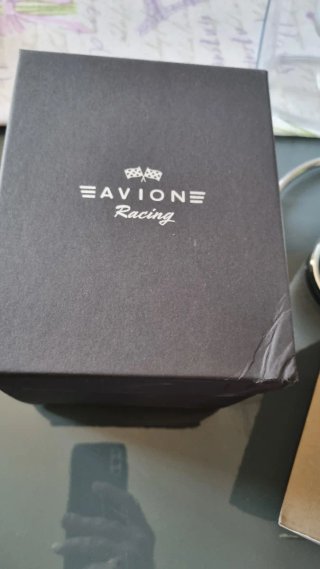 Orologio Chrono Avione Racing Blu/Arancione