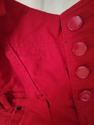 Vestido tirantes rojo