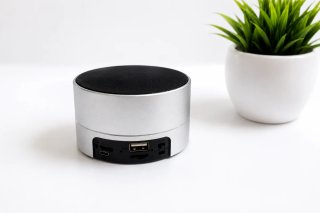 Altavoz Bluetooth Portátil Plata