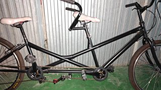 Bicicleta tándem para 2 personas