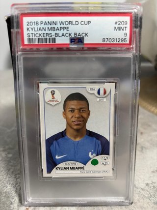 Carta Kylian Mbappé Panini Mundial 2018