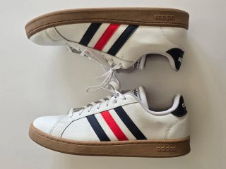 Adidas Grand Court EE7888 Bianco Blu 44 2/3