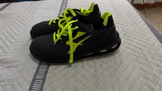 Zapatos Deportivos Mujer Negros y Amarillos