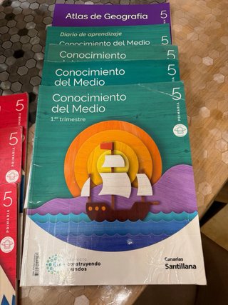 Libros de Lengua y Conocimiento del medio, 5