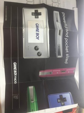 Manuales y folletos Game Boy Micro Nintendo