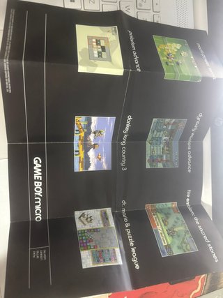 Manuales y folletos Game Boy Micro Nintendo