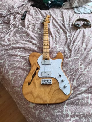 Guitarra SX Telecaster Deluxe Thinline