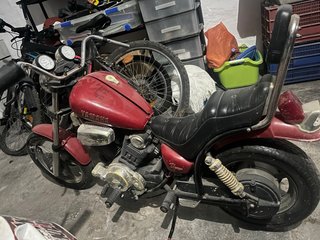 Yamaha Virago Cruiser Roja
