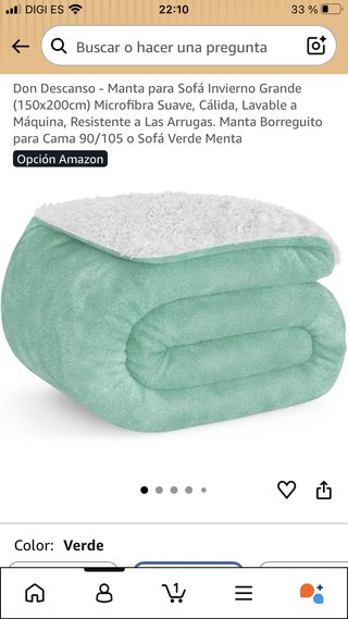 Manta Invierno Suave Microfibra 150x200cm