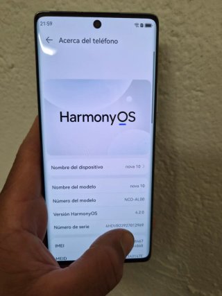 Huawei Nova 10 256GB Plata 8GB RAM modelo NCO-AL00