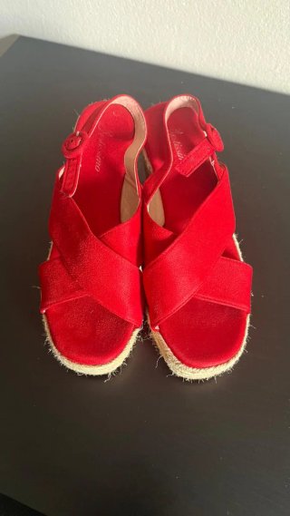 Sandalias Rojas