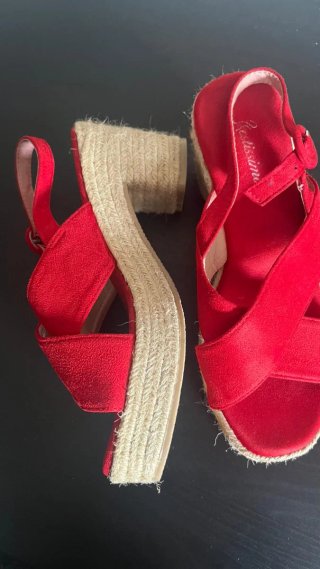 Sandalias Rojas