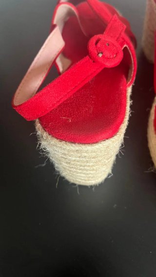 Sandalias Rojas