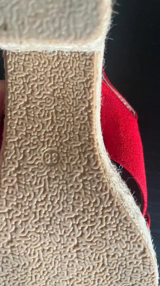 Sandalias Rojas