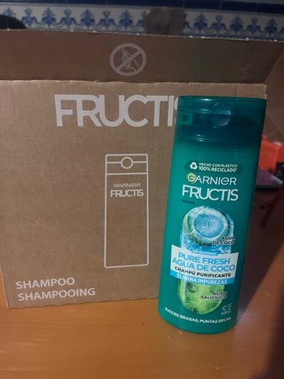 Garnier Fructis Champú Pure Fresh Agua de Coco