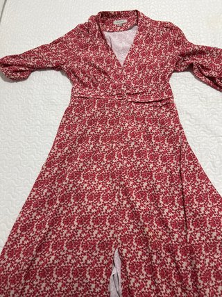 Vestido Trucco estampado floral rosa