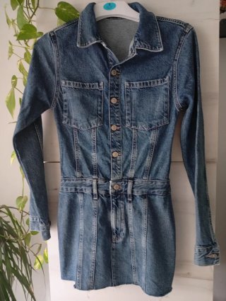 Vestido vaquero mini talla S