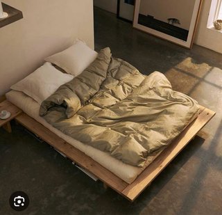 Cama Karup de madera estilo japonés
