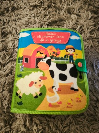 Libro velcro "mi pequeño libro de la granja"