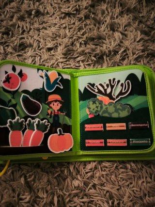 Libro velcro "mi pequeño libro de la granja"