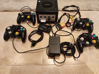 Nintendo GameCube Negra Completa
