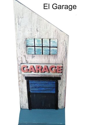 Balda decorativa Madera Artesanal Pintada