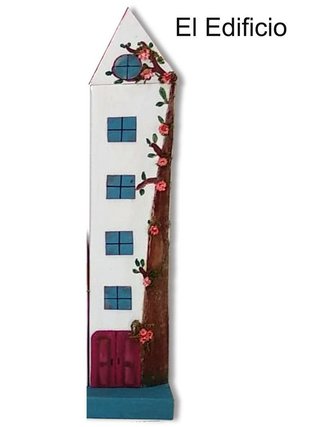 Balda decorativa Madera Artesanal Pintada
