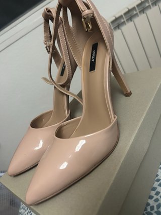 Zapatos de tacón ONLY Nude Talla 39