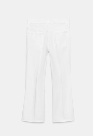 Pantalón vaquero blanco Zara