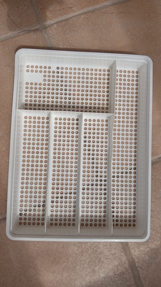 Cubertero Organizador Cocina Blanco