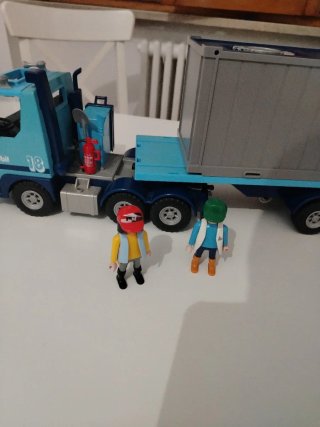 Playmobil Camion Container con Figure