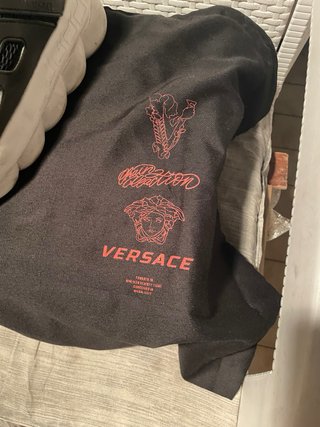 Scarpe Versace Uomo Nero Bianco