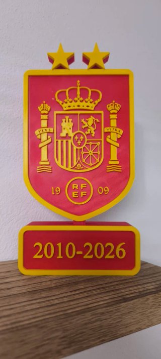 Escudo Selección Española 3D 2010-2026