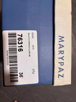 Zapatos tacón Mary Paz fucsia talla 36