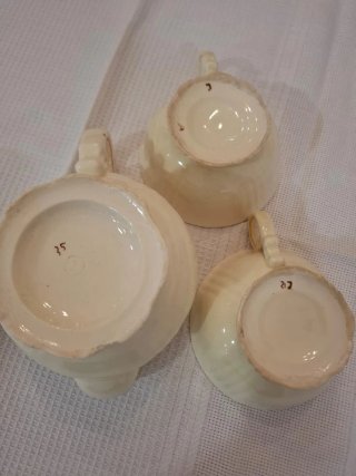 Juego de té porcelana antiguo 6 personas