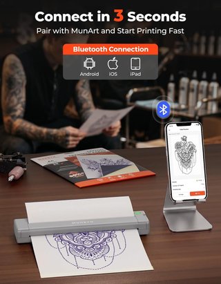 Impresora termica tatuajes MUNBYN