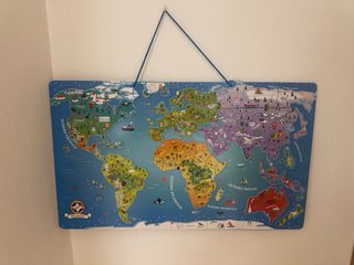 Mappamondo Educativo con Magneti